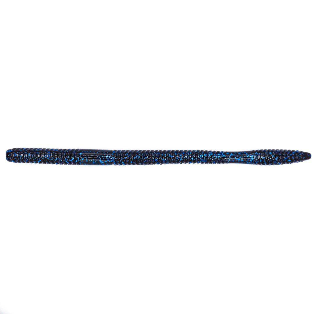 Tackle Supply YUM 8 Inch Magnum Finesse Worm Blue Fleck