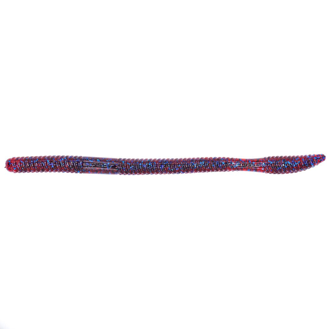 Tackle Supply YUM 8 Inch Magnum Finesse Worm Plum